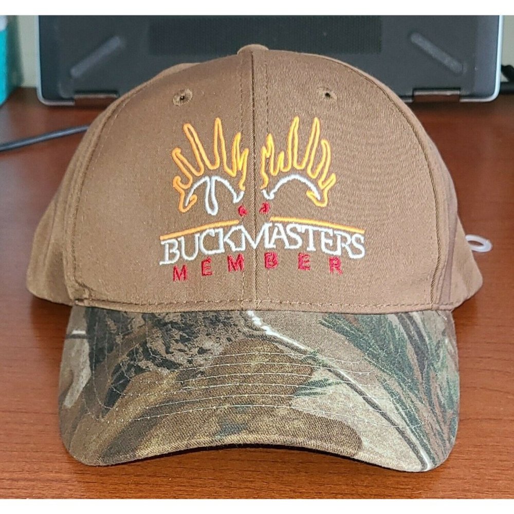 Buckmasters Hat Cap Hook/Loop Back Adjustable Camo Camouflage Adult